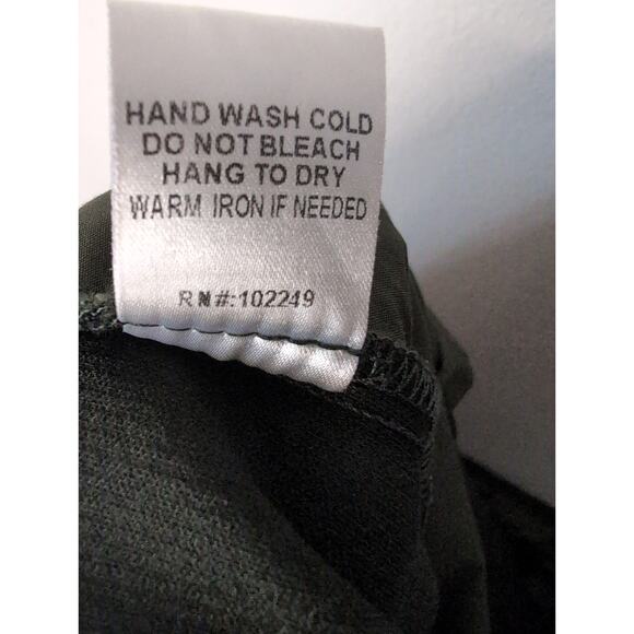 Skies are blue hunter green courdury button down med knee pencil skirt - Picture 6 of 6